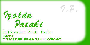 izolda pataki business card